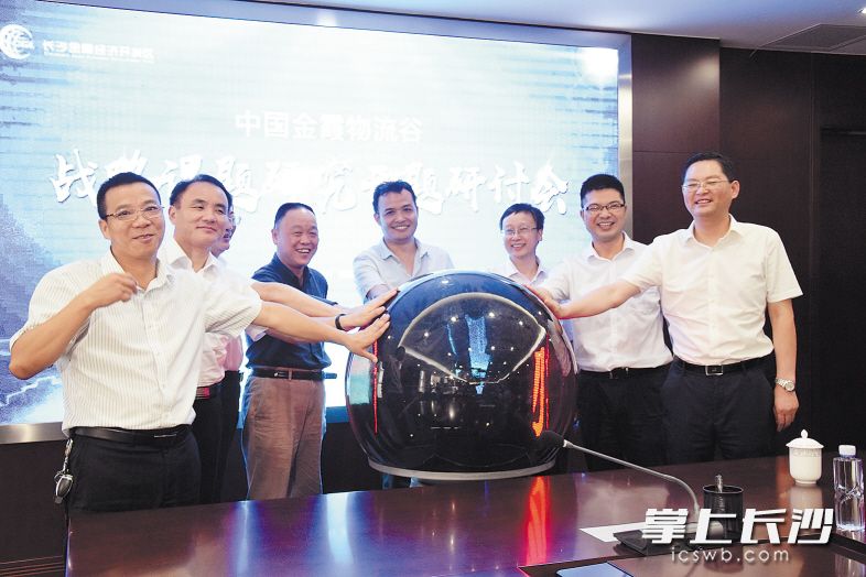 触摸水晶球，“中国金霞物流谷”发展战略研究课题宣告正式开题。