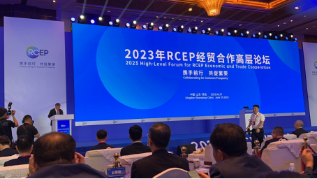 王晓红院长应邀出席2023年RCEP经贸合作高层论坛